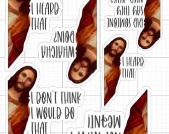 Funny Jesus Meme Stickers