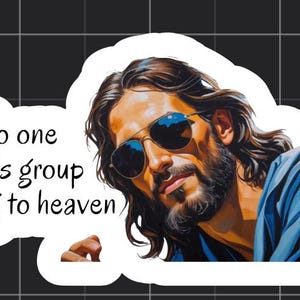 Funny Jesus Meme Sticker