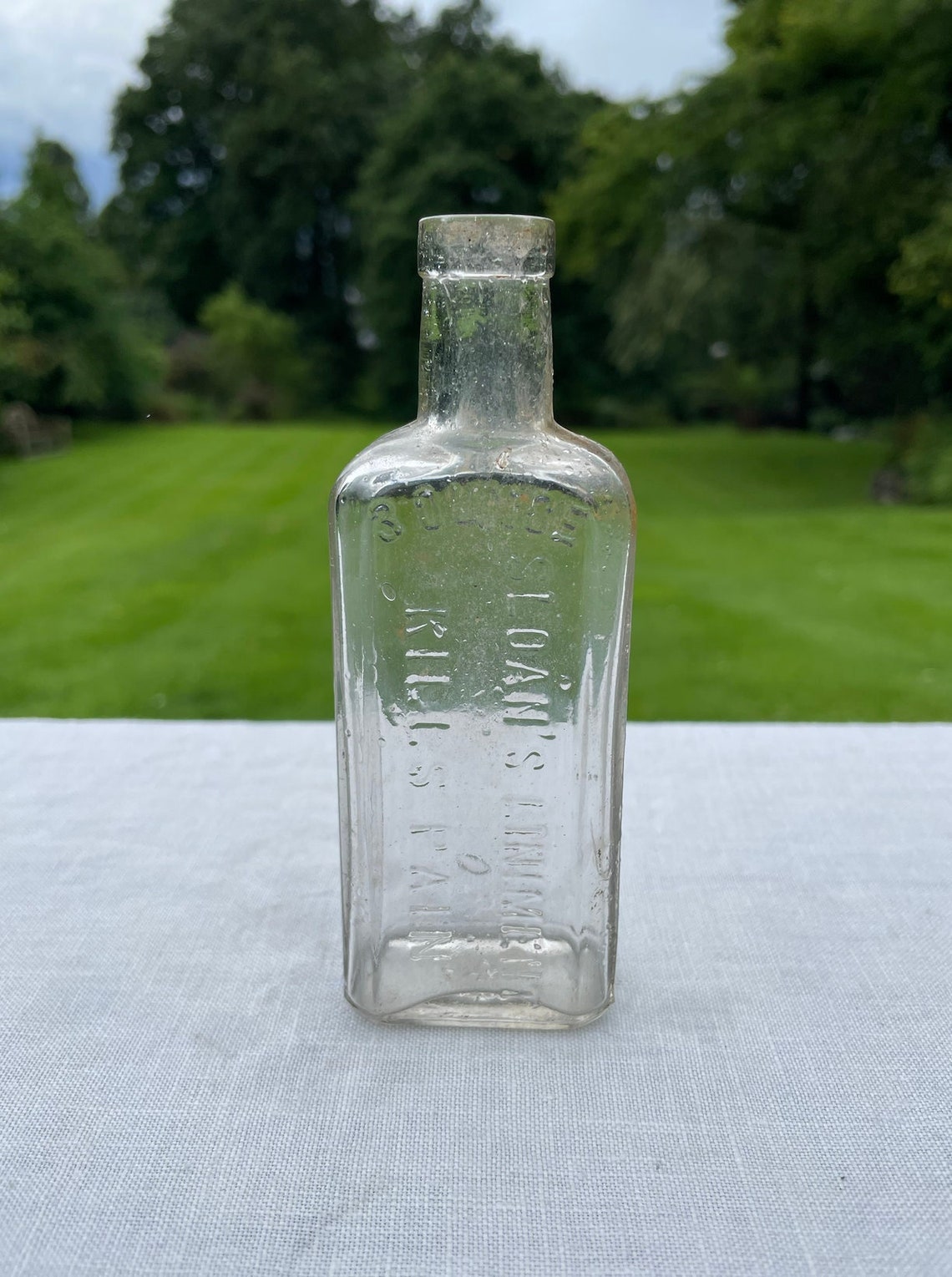 Vintage Victorian 'sloans Liniment Kills Pain' Chemist Bottle - Etsy