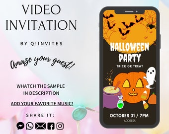 Halloween Party Video Invitation