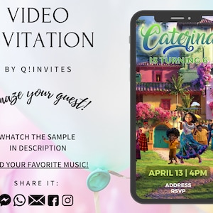 Encanto Video Invitation,Encanto, Encanto Animated Invitation,Encanto invitation,Encanto Invitation,Encanto Party, Encanto Decoration