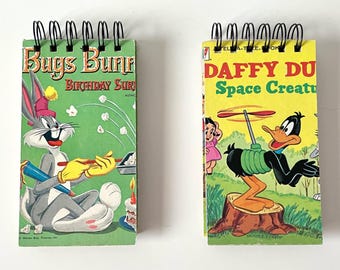 Upcycled Storybook Mini Notebook, Repurposed Small Pocket Mini Notepad, Upcycled Small Journal, Handmade Vintage Children's Book JournalPad