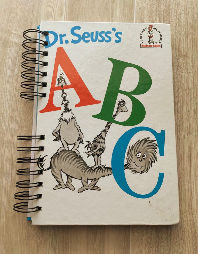 Repurposed Dr. Seuss ABC Journal: Upcycled Book, Gift for Writers - Etsy