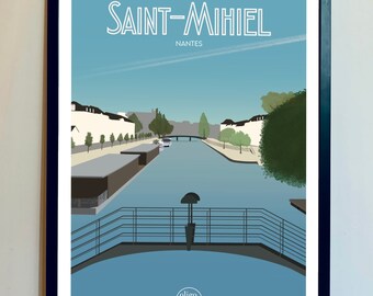 Illustration decorative de Saint-Mihiel à Nantes