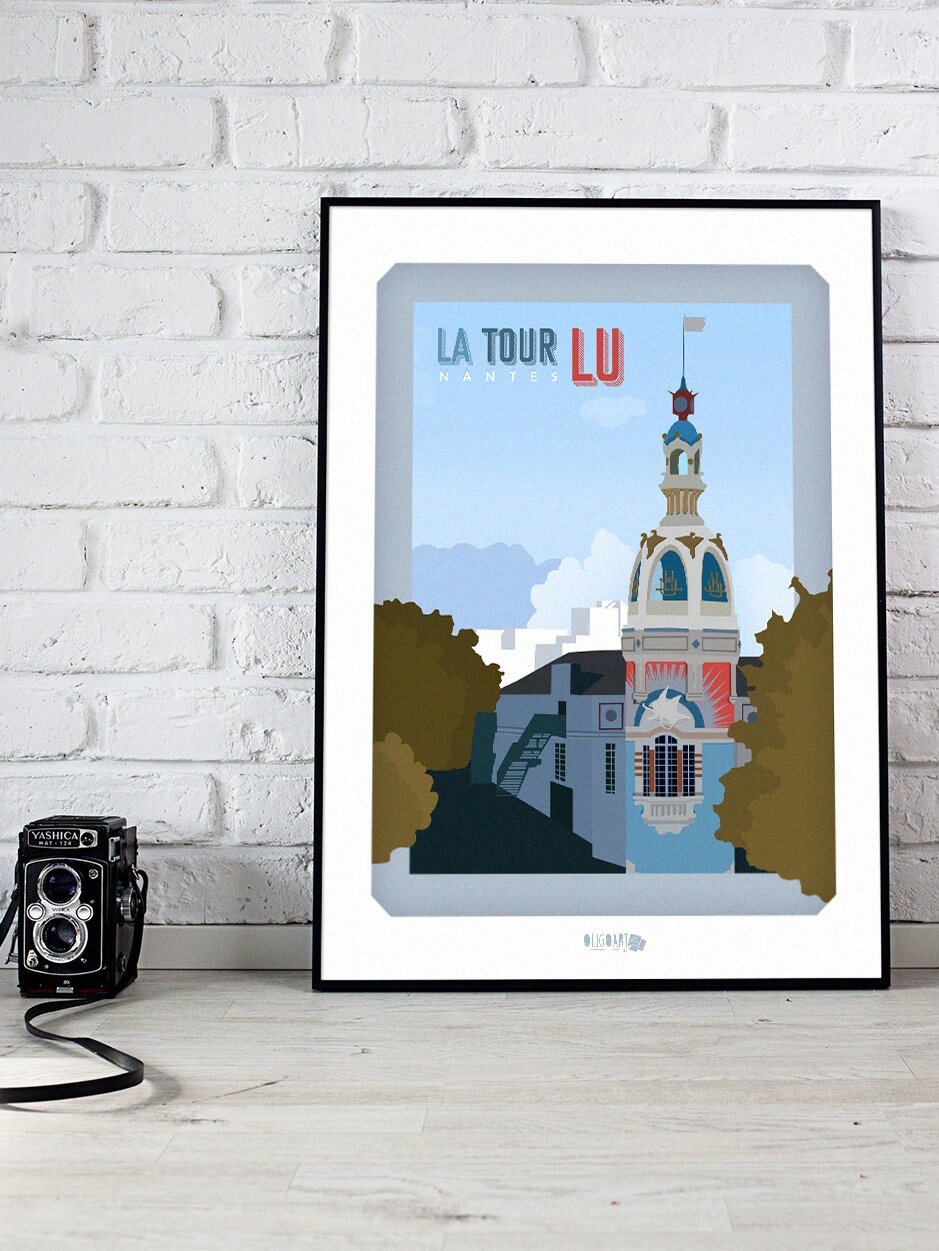 Affiche - La Tour Lu, Nantes