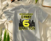 Custom Designed Super Hero Birthday PNG