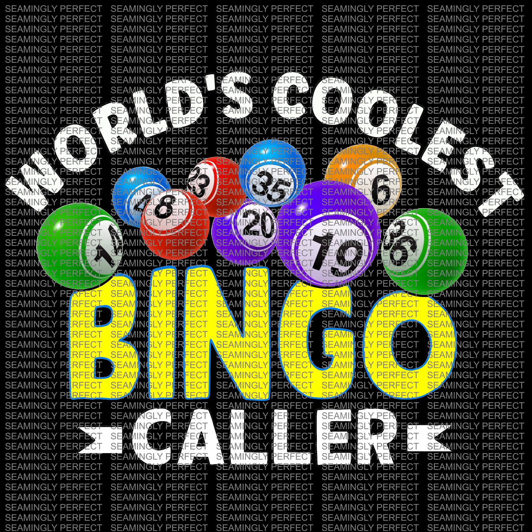 World's Coolest Bingo Caller PNG - Etsy