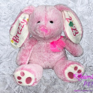 Personalized Plush Easter Bunny