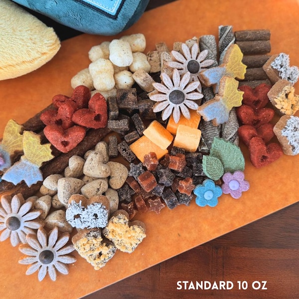 Friandises gastronomiques pour chiens, planche de barkuterie : cadeaux d'anniversaire pour chien