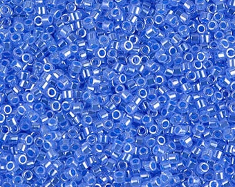 DB0240 Miyuki Delica Beads Size 11/0 Dark Sky Blue Ceylon Sold 50 grams