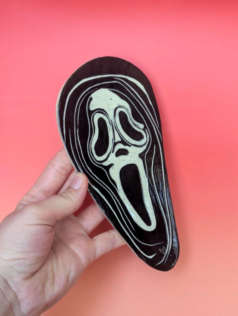 Horror Mask — Handmade Ceramic Incense Burner