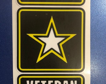Army Veteran decal
