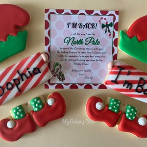 Christmas Elf Cookies / Christmas Elf Favors / Christmas Elf Sugar Cookies / Christmas Gifts / Christmas gifts