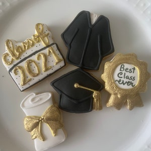 Mini Graduation Cookies