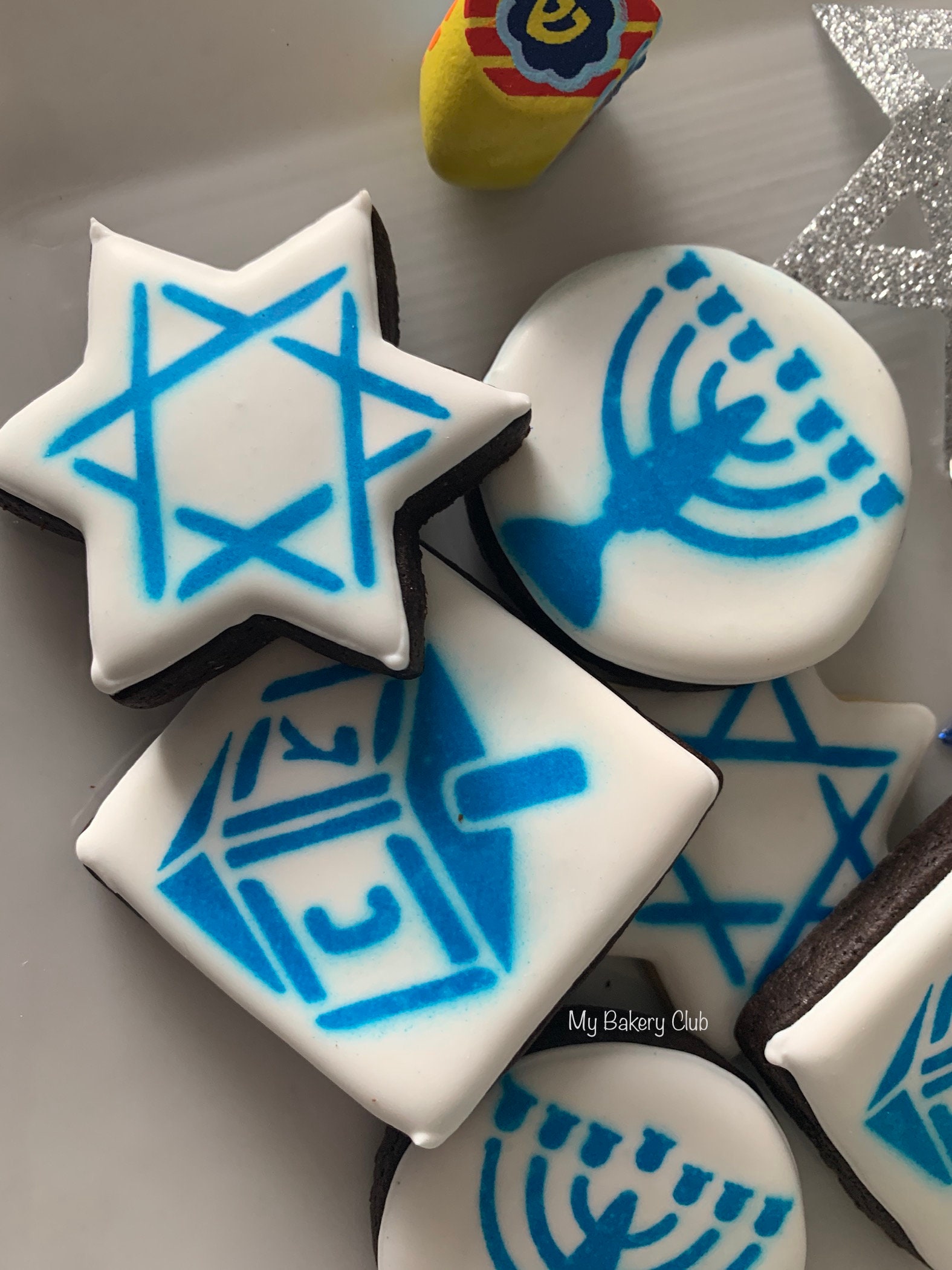 Mini Hanukkah Cookies Hanukkah Favors Hanukkah Sugar Etsy