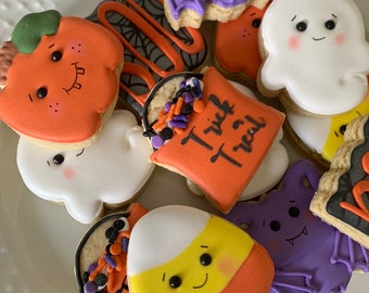 Mini Assorted Halloween Cookies