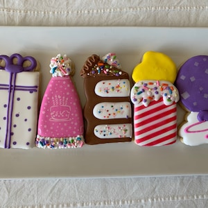 Happy Birthday Cookie Set