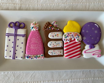 Happy Birthday Cookie Set