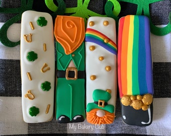 St. Patrick's Stick Cookies