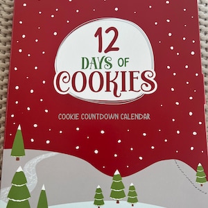 Advent Calendar / Christmas Cookies / Christmas Favors / Christmas Sugar Cookies / Christmas Gifts