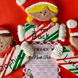 Christmas Elf Cookies / Christmas Elf Favors / Christmas Elf Sugar Cookies / Christmas Gifts / Christmas gifts