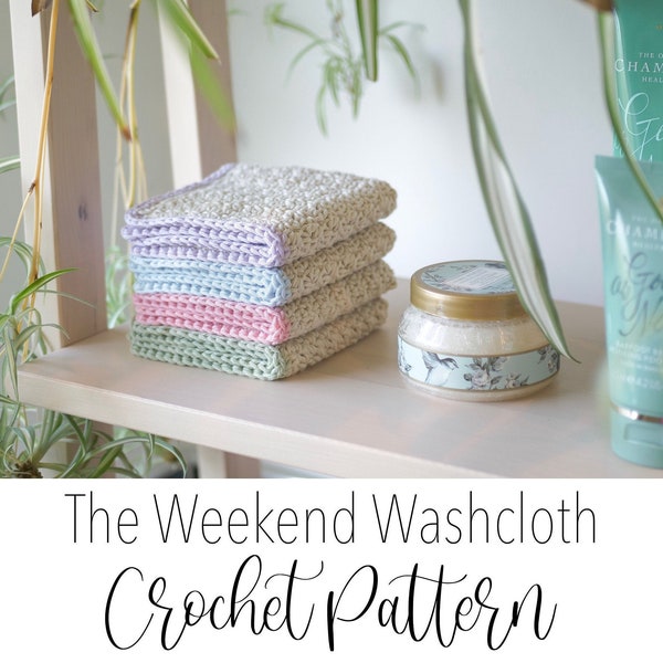 Crochet Washcloth Etsy