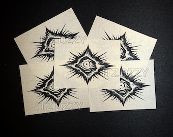 ItzDzzy / Visión Siniestra / Parche de tela para coser - Blanco roto