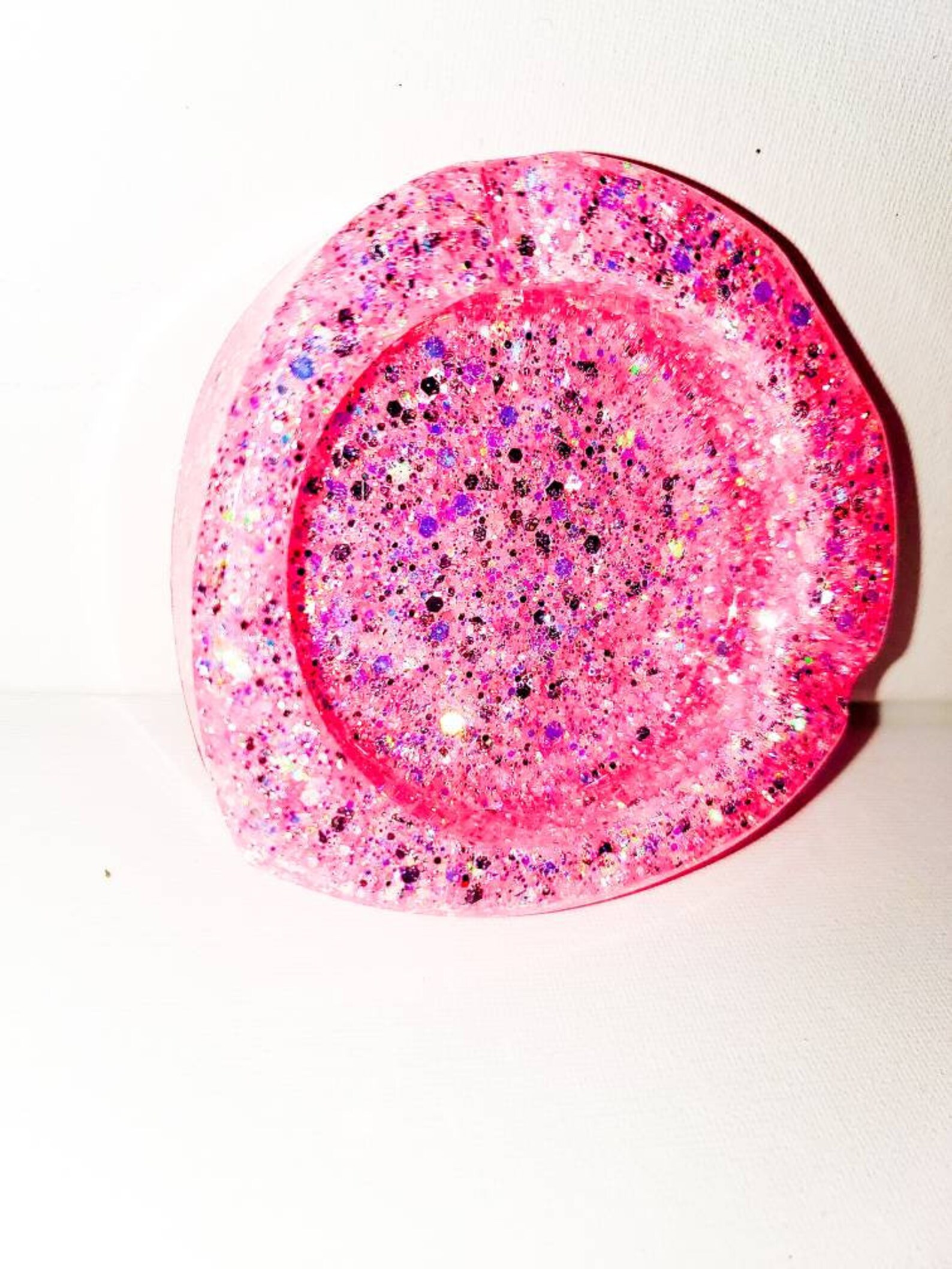 Pink glittered ashtray glitter ashtray pink ashtray Etsy