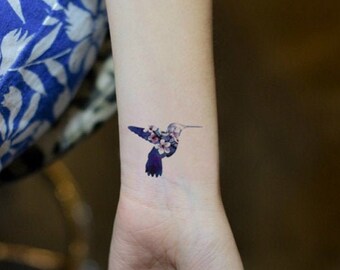 Blue Bird Tattoo Etsy