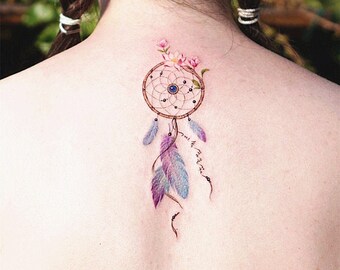 Dreamcatcher Tattoo Etsy