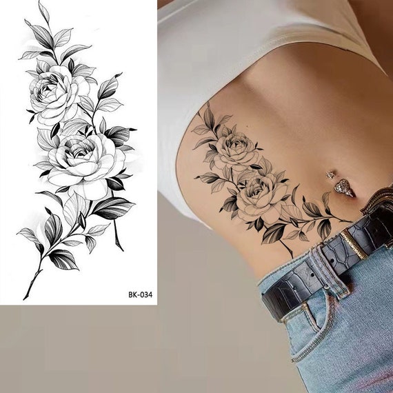Art Flower Sexy Temporary Tattoo Boho Temporary Tattoo - Etsy Norway Art Flower Sexy Temporary Tattoo Boho Temporary Tattoo - Etsy Norway