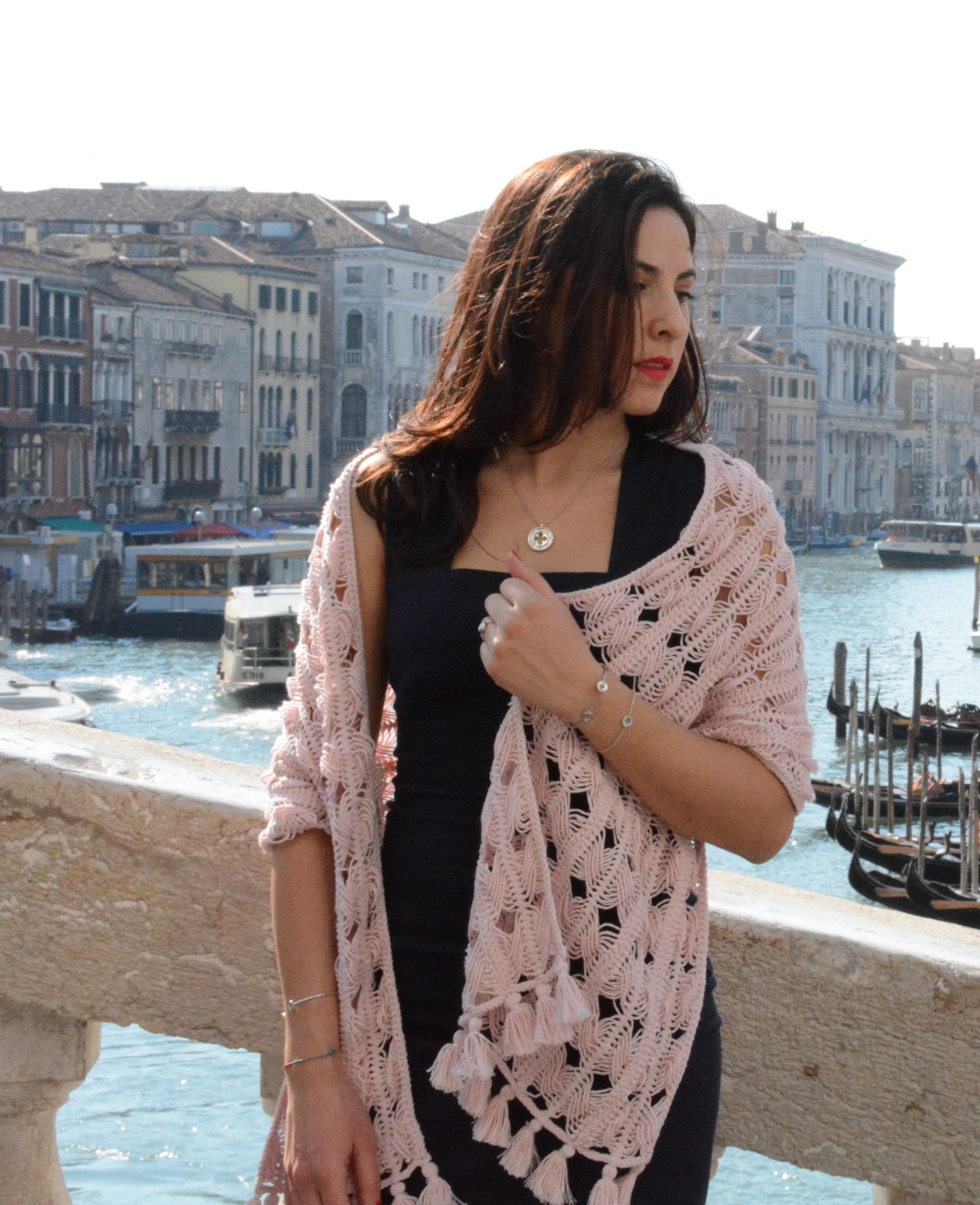 Scaldacollo Scialle Con Forcella Stola Forcella Italia