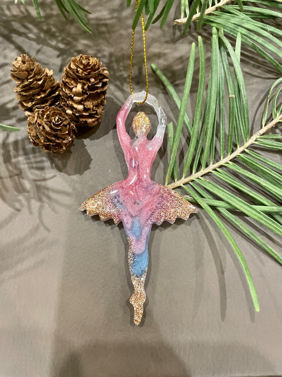 Christmas Ballerina Ornaments, Pink Ballerina, Christmas Decor Etsy