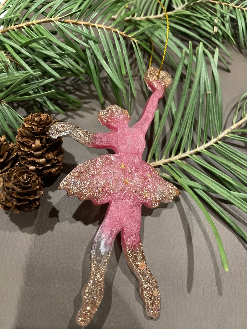 Christmas Ballerina Ornaments, Pink Ballerina, Christmas Decor Etsy