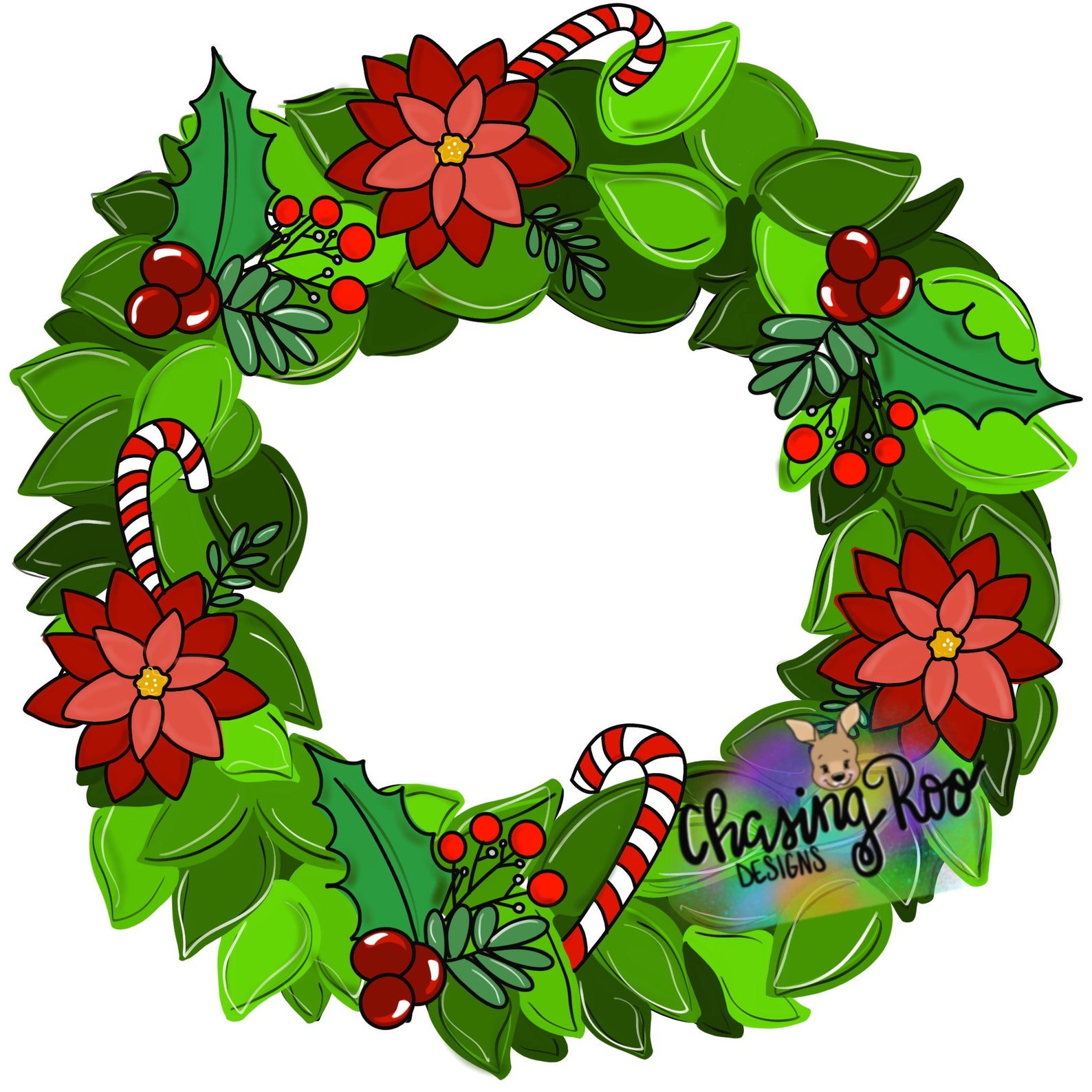 TEMPLATE Christmas Wreath Template Wreath Holly Christmas (Instant TEMPLATE Christmas Wreath Template Wreath Holly Christmas (Instant