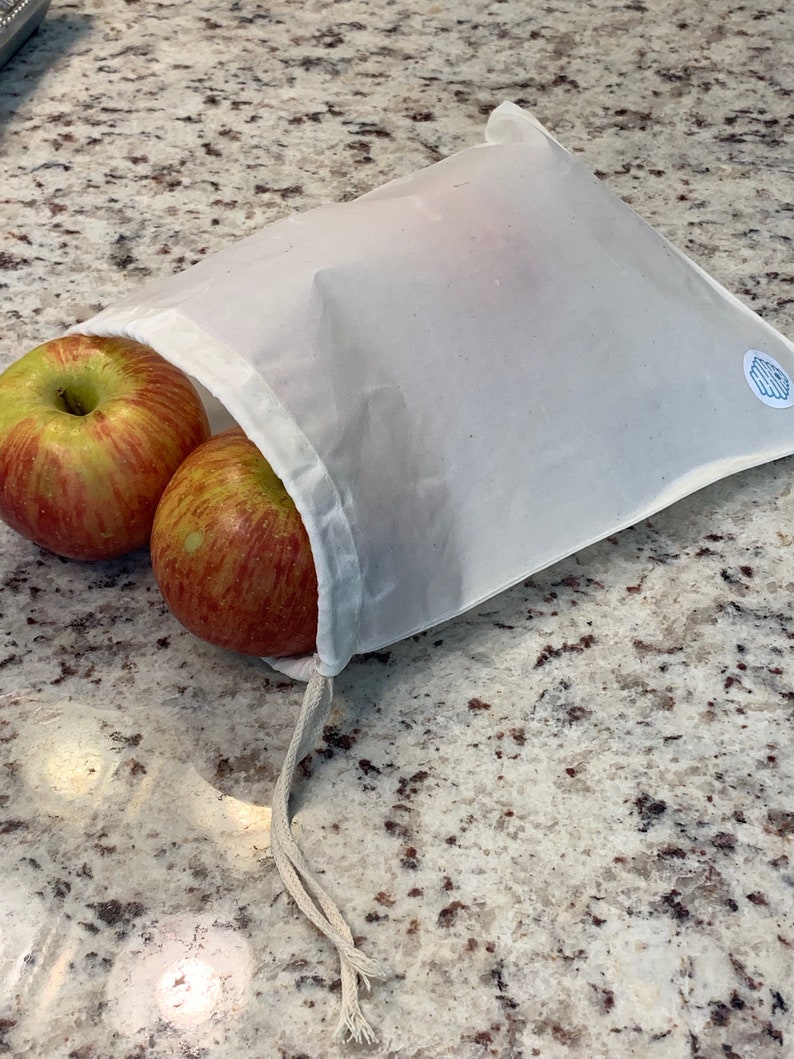 Reusable Beeswax Produce Bag-Plastic Free-Zero Waste-Set of Three