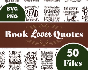 Download Book Quotes Svg Etsy