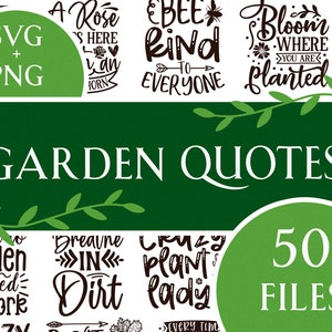 50 fichiers de citations de jardin