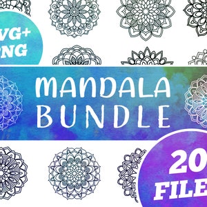 20 Mandala Designs Bundle