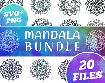 20 Mandala Designs Bundle