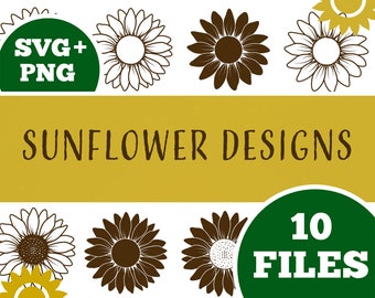 10 Sunflower Designs