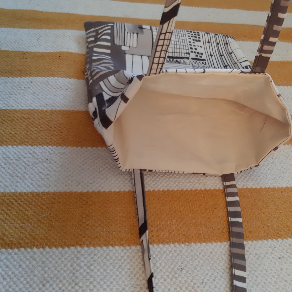 Handmade tote shopping bag Etsy