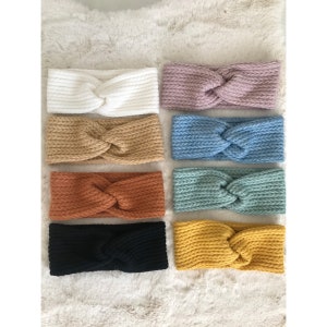 Twisted knit headband / Ear warmer