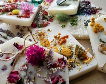 Botanical Soy Wax Sachet – Hanging Air Freshener, Wardrobe Aroma Tablet