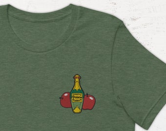 Poison Apples Embroidered Short-Sleeve Unisex T-Shirt