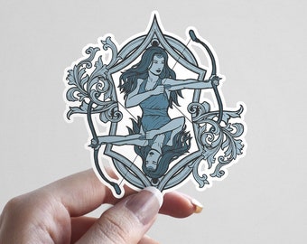 Artemis Symmetrical Vinyl Sticker