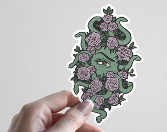 Oog van Medusa vinyl sticker