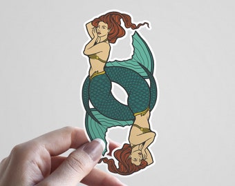 The Little Mermaid Vinyl Sticker