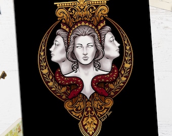 Goddess Hecate Wall Art Print