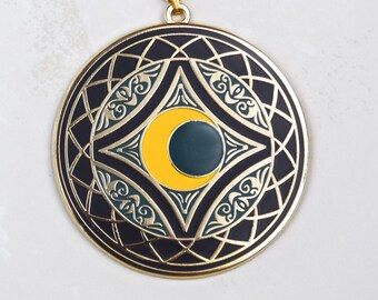 Yellow Moon Necklace